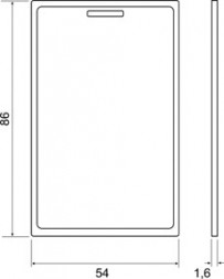 IronLogic IL-05Enum, Карта EM толстая, Clamshell