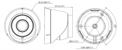 DS-I403(D)(2.8mm) HiWatch Уличная купольная IP видеокамера